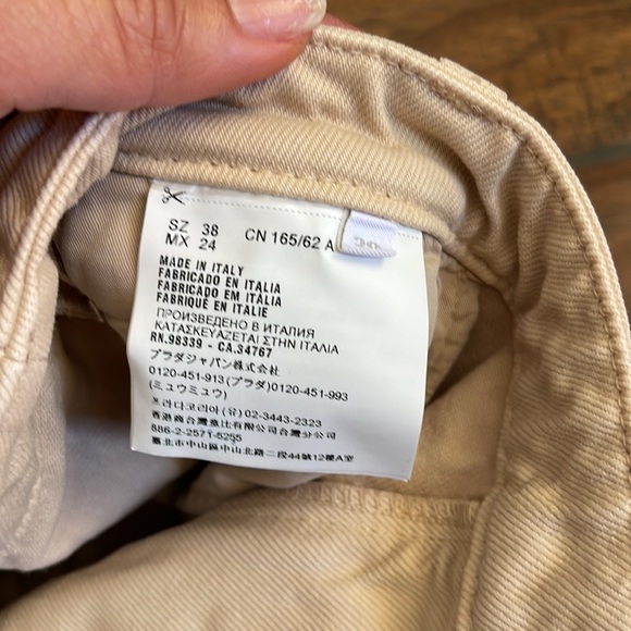 Prada khaki size 38 - Picture 3 of 5